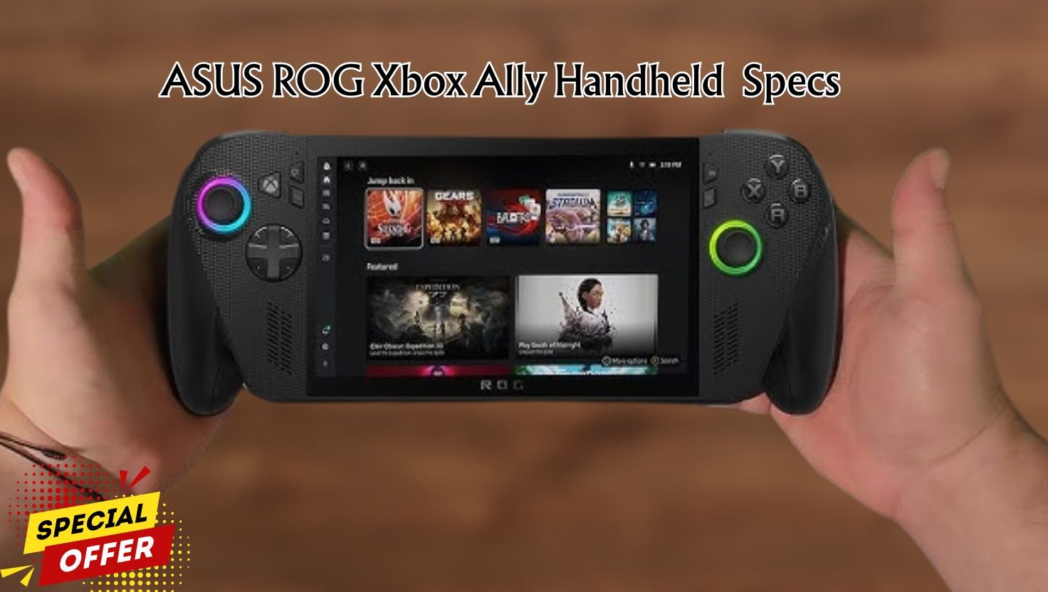 ASUS ROG Xbox Ally Handheld Specs